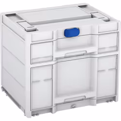 Informations techniques Dimensions intérieures tiroir bas : H 66 x L 343 x P 271 mm Dimensions intérieures grand tiroir : H 1 ...