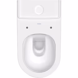 Duravit D-Neo 1x WC à piédestal pour combinaison largeur 370 mm x profondeur 580 mm sans rebord / sans rebord affleurant 4,5  ...