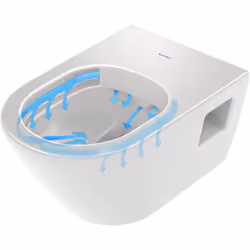 Duravit D-Neo 1 x WC suspendu Détails du produit montage mural chasse deau profonde de 4,5 litres chasse deau plate sans débo ...