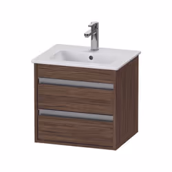 Duravit Ketho WTU 500x412mm pour ME by Starck # 233653 Montage mural 2 tiroirs tiroir supérieur, y compris découpe du siphon  ...