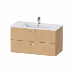 Duravit XBase 1x base de lavabo suspendue L : 100 H : 55,20 P : 47,50 cm Panneau de particules haute densité à trois couches  ...