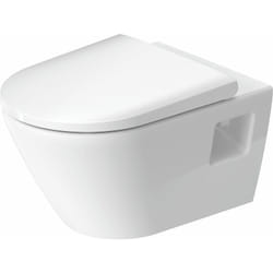 Pack wc suspendu D-Neo - cuvette Rimeless + abattant frein de chute - Blanc - Duravit