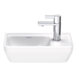 Duravit - D-Neo lave-mains, 400x220mm, 1 trou pour robinet, sans
