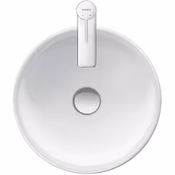 Duravit D-Neo 1 x lavabo à poser Détails du produit à poser, forme ronde matériau : céramique sanitaire particulièrement rési ...