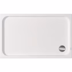 Duravit D-Code 1 x receveur de douche Version encastrée Rectangulaire matériau : acrylique sanitaire plastique résistant aux  ...
