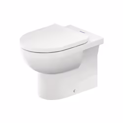 Duravit No.1 1 x WC au sol Au sol, modèle Back to Wall matériau : céramique sanitaire matériau particulièrement résistant et  ...