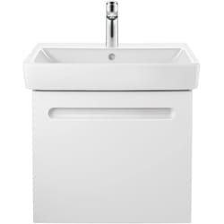 Duravit - No.1 lavabo, 1 trou de robinetterie, avec trop-plein,