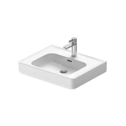 Duravit - Soleil by Starck - Lavabo 600x480 mm, avec trop-plein, trou pour robinet, blanc 2376600000