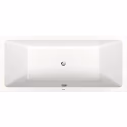Duravit No.1 1 x baignoire version encastrée Forme : rectangulaire Hauteur du bord de la baignoire : 35 mm matériau : acryliq ...