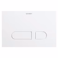 Duravit DuraSystem 1x plaque dactionnement mécanique pour WC Largeur 217 x Hauteur 146,5 mm actionnement mécanique pour le mo ...