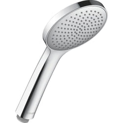Duravit Universal douchette avec jet Rain, Tête de douche rond (Ø 110 mm), avec MinusFlow économie d'eau, facile à nettoyer, chromé
