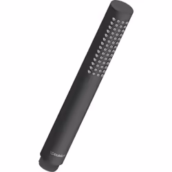 Pommeau de douche rond Universal 2,5 cm noir mat