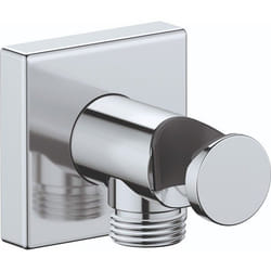 Coude de raccordement carré Universal chromé