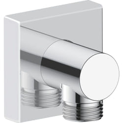 Duravit Coude de raccordement pour flexible Chromé brillant - rosace carrée - UV0630011010
