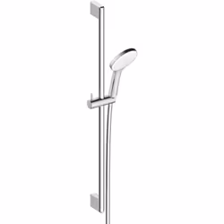 Duravit Universal Set de douche Chromé brillant, barre réglable 70 cm, douchette 1 jet et flexible anti-torsion