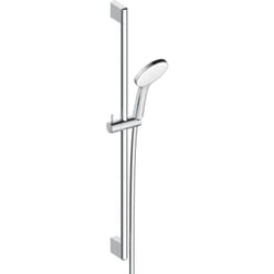 Duravit Universal Set de douche Chromé brillant, barre réglable 70 cm, douchette 1 jet et flexible anti-torsion