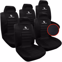 Description générale Les housses de siège de voiture WOLTU sont conçues en 100% polyester et en éponge, offrant un matériau r ...
