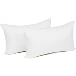 Woltu - Taies d'Oreillers 2 pièces en Coton utilisé pour Maison, Bureau, Salon , 30x50cm Blanc
