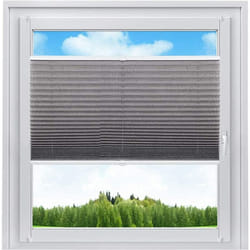 Stores plissés WOLTU, Installation Rapide sans perçage, Stores Opaques pour fenêtres, 85x100cm, Gris