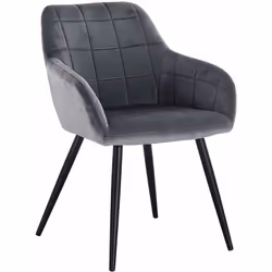 Information sur le produit: - Design moderne s’adapte bien à votre maison. - La surface du siège bien rembourrée en velours e ...