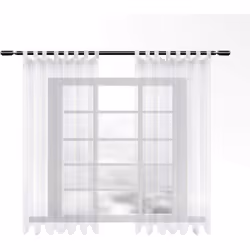 Information sur le produit: Fabriqué en 100% Polyester. effet transparent et souple. Suspension: 8 pattes en tissu identique. ...