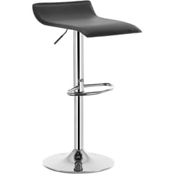 Nova - Tabouret de bar woltu en similicuir , Tabouret de bar pivotant, hauteur réglable, Noir