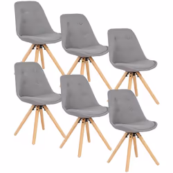 Information sur le produit: Grand confort & Stable: ❤Le dossier et la surface de la chaise sont en lin doux. l'intérieur de l ...