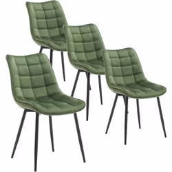 Description générale Cette chaise à manger moderne allie ergonomie, confort et esthétique. Dotée d'un dossier courbé et d'un  ...