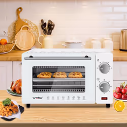 Woltu BF08ws 10 L 650 W Blanc Grill