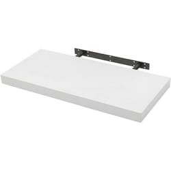 Woltu - tagère Murale, pour Salon, Cuisine, Chambre, Salle de Bain 90x22, 9x3, 8cm, Blanc, RG9370ws
