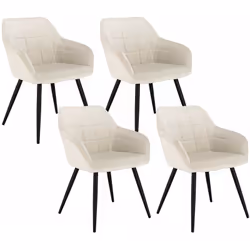 Description générale Cette chaise de salle à manger au design moderne s’intègre parfaitement dans tout intérieur. Avec une su ...