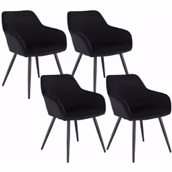 Description générale Cette chaise de salle à manger au design moderne s'adapte parfaitement à votre intérieur. Sa surface en  ...