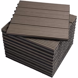 Description générale Le carrelage de sol WPC est conçu pour offrir une solution durable et écologique pour vos espaces extéri ...