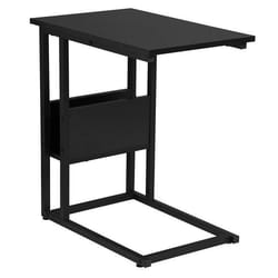 WOLTU Table Dappoint Table Basse 55x36x59.5 cm Bout de canapé Salon chambre Noir