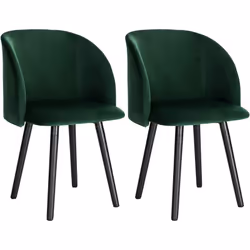 Description générale Cette chaise de salle à manger moderne et élégante est dotée d'un dossier ergonomique et d'un siège en v ...