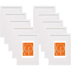 Lot de 10 pièces Cadre Photo WOLTU, 30x40cm Décoration pour maison Galerie de photos, Blanc
