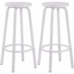 Description générale Ce tabouret de bar allie design moderne et qualité supérieure. Avec ses pieds en acier robustes, il offr ...
