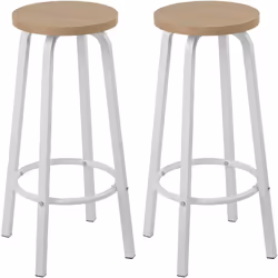 Description générale Ce tabouret de bar combine design moderne et qualité supérieure. Avec des pieds en acier robustes, il of ...