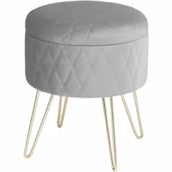 Information sur le produit: - Notre tabouret est convaincant en termes de conception et de haute qualité. Avec un couvercle d ...