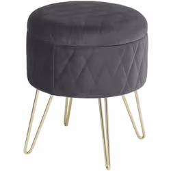 Information sur le produit: - Notre tabouret est convaincant en termes de conception et de haute qualité. Avec un couvercle d ...
