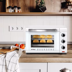 Woltu BF11ws 28 L 1600 W Blanc Grill