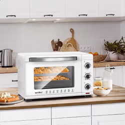 Woltu BF12ws 32 L 1600 W Blanc Grill