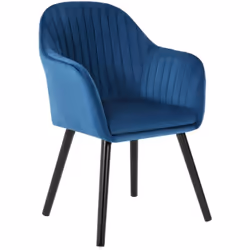 Description générale Découvrez notre chaise en velours alliant confort et élégance. Conçue pour résister à l'usure, cette cha ...