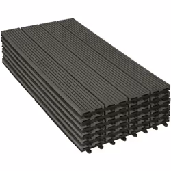 Description générale Ce carrelage de sol WPC (composite bois-plastique) est conçu pour offrir une surface esthétique et durab ...
