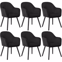 Description générale La chaise de salle à manger Woltu est conçue pour offrir un confort optimal avec son dossier incurvé et  ...