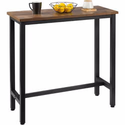 Description générale Cette table de bar allie un design rétro-industriel à une fonctionnalité optimale. Avec ses dimensions c ...