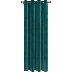 WOLTU 1PC Rideau Occultant avec œillets Rideaux en Velours de 300 g/m² Tombé Lourd de Fenêtre Thermique, 140x225 cm Vert foncé