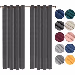 Caractéristiques exceptionnelles : -Le rideau occultant Woltu est fabriqué en velours de qualité A avec du filament noir. -Le ...
