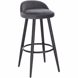 Information sur le produit. -La structure compacte. le magnifique siège en velours combiné avec des pieds noires comme une dé ...