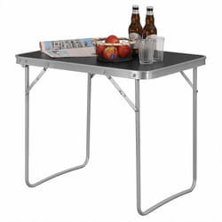 Table de Camping Pliante en Aluminium et mdf Table de Pique-Nique, Jardin Pliable Tables de Service Table d'appoint Portable pour Plage Balcon